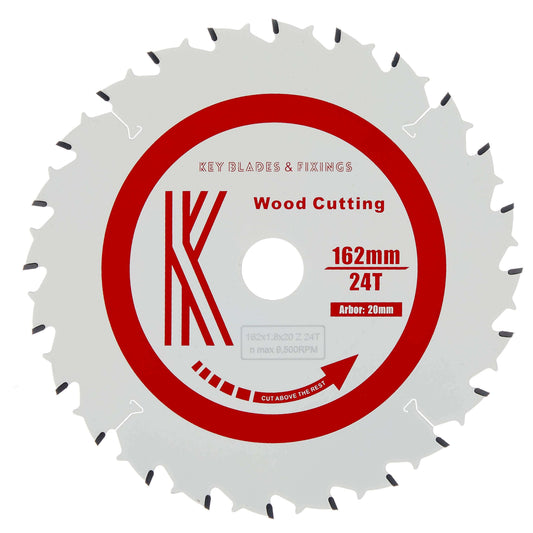 Circular Saw Blades 162mm X 20mm X 1.8mm 24 Tooth Mafell Fitment - 3201