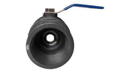 PP 1" BSPF Stopcock with Stainless Steel Ball Valve and Handle - Best4Trade-Retail Tech Hose & Fittings