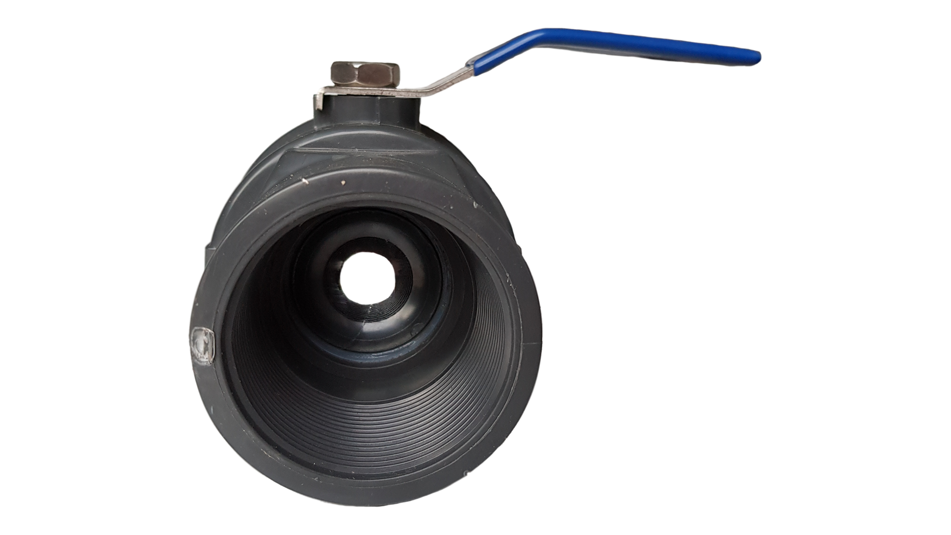 PP 1.25" BSPF Stopcock with Stainless Steel Ball Valve and Handle - Best4Trade-Retail Tech Hose & Fittings