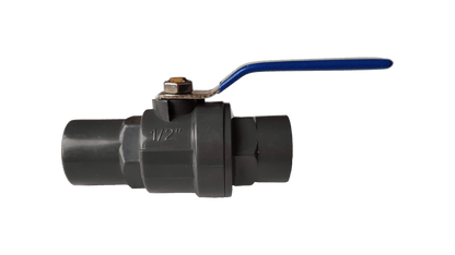 PP 1" BSPF Stopcock with Stainless Steel Ball Valve and Handle - Best4Trade-Retail Tech Hose & Fittings