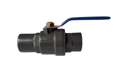PP 1.5" BSPF Stopcock with Stainless Steel Ball Valve and Handle - Best4Trade-Retail Tech Hose & Fittings