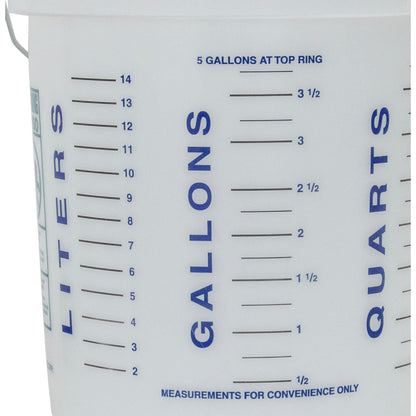 Bon Tool 5-Gallon Clear Measuring Pail (34-164) - RHINOBUILD Bricklaying Tools