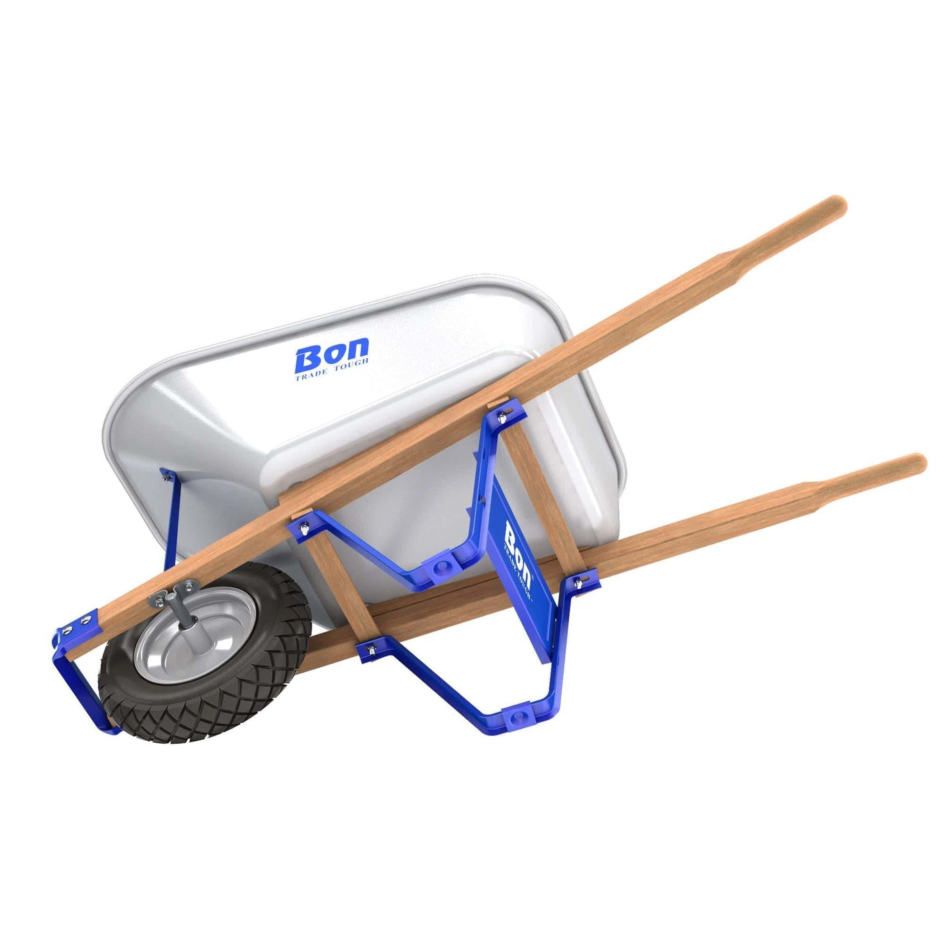 Bon Tool Trade Tough Steel Tray Wheel Barrow - RHINOBUILD Bricklaying Tools