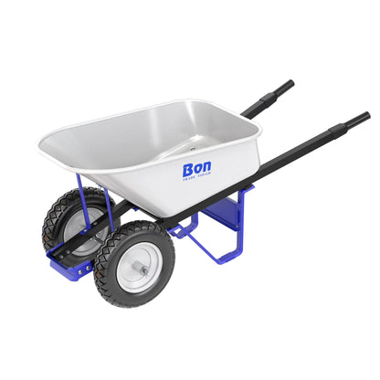 Bon Tool Trade Tough Steel Tray Wheel Barrow - RHINOBUILD Bricklaying Tools