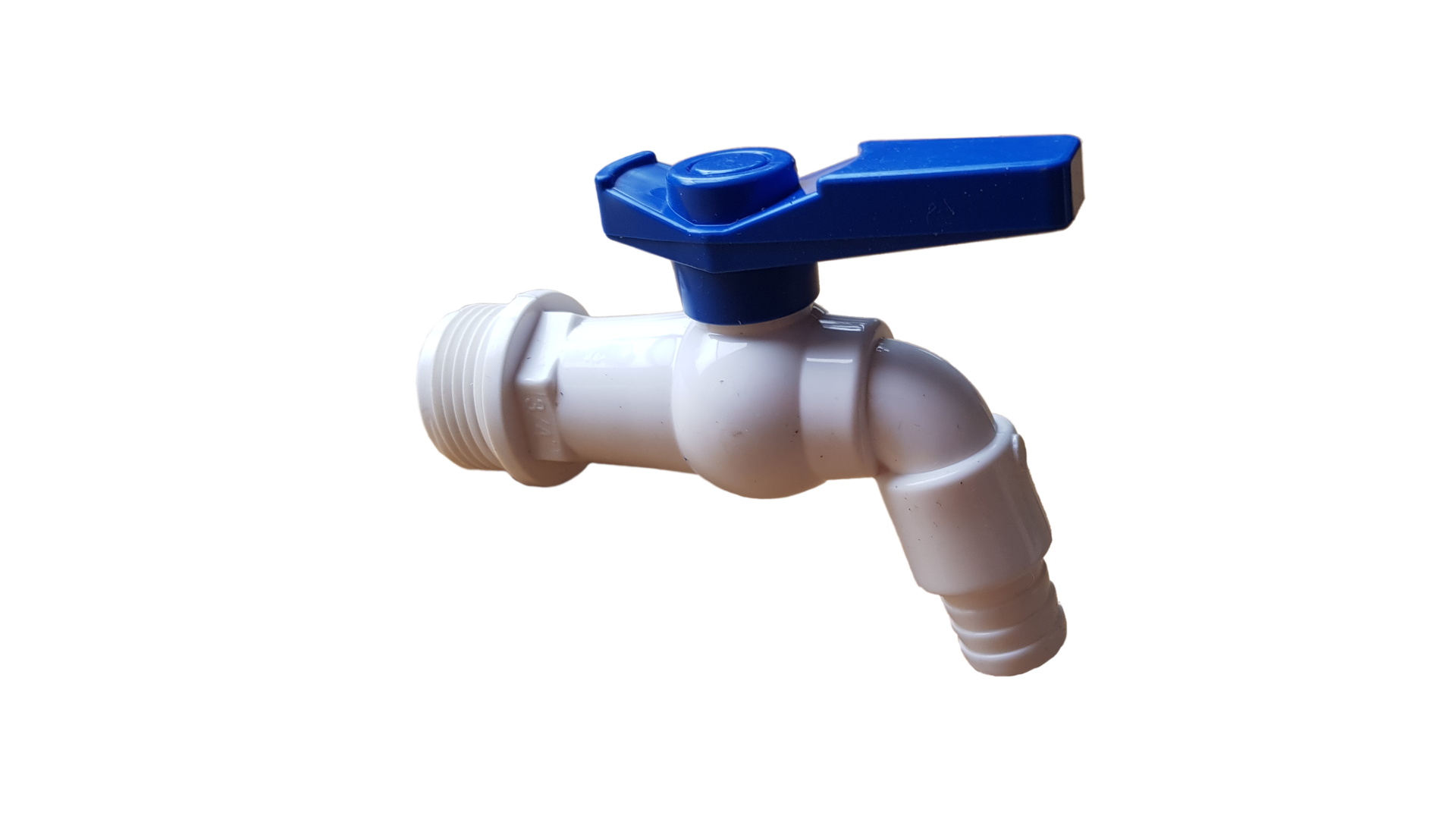 3/4" BSPM Plastic Tap White/Blue - Best4Trade-Retail Garden watering