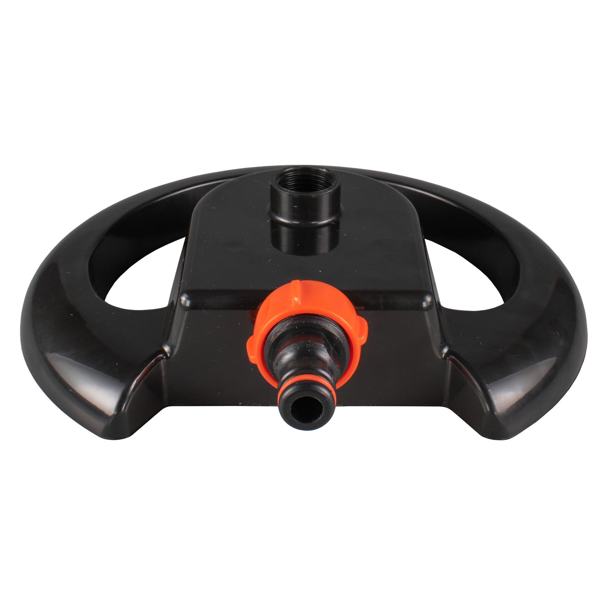 Cost Wise 3-Arm Adjustable Rotating Lawn Sprinkler Black Orange - Best4Trade-Retail Garden watering