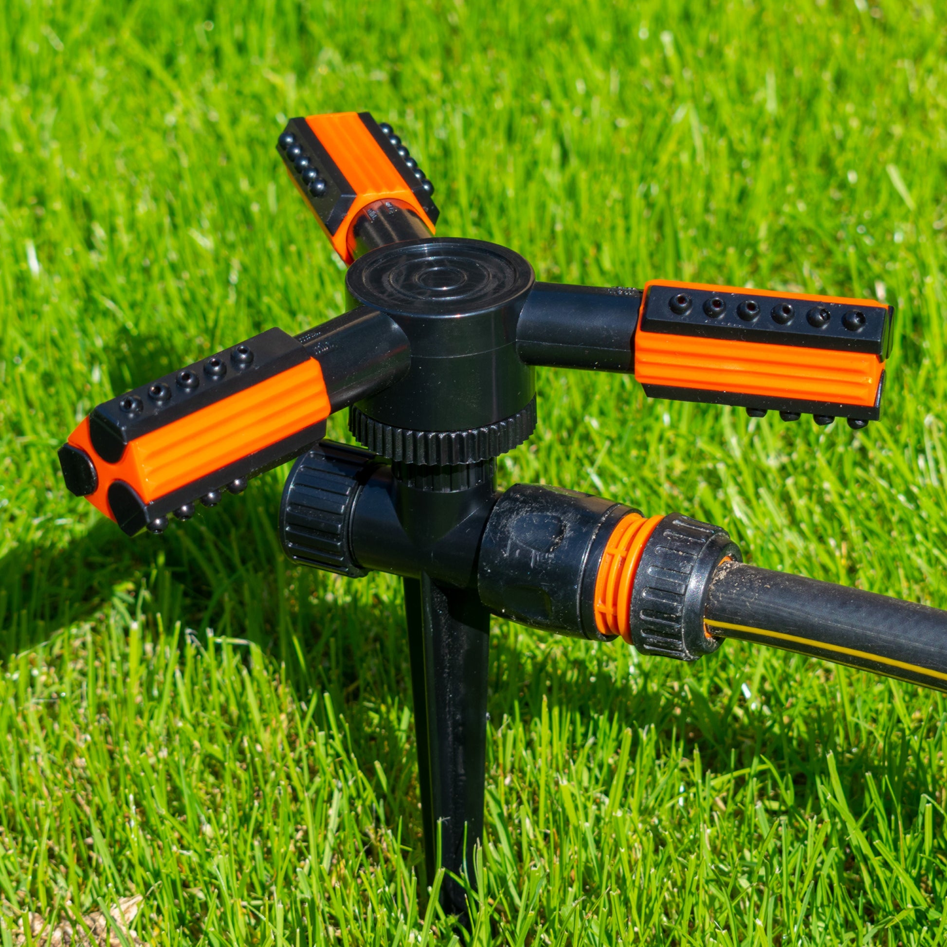 3 Arm Rotary Lawn Sprinkler on Spike - Eco Line - Best4Trade-Retail Garden watering
