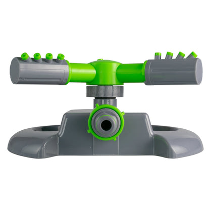 Cost Wise 3-Arm Adjustable Rotating Lawn Sprinkler Green Grey - Best4Trade-Retail Garden watering
