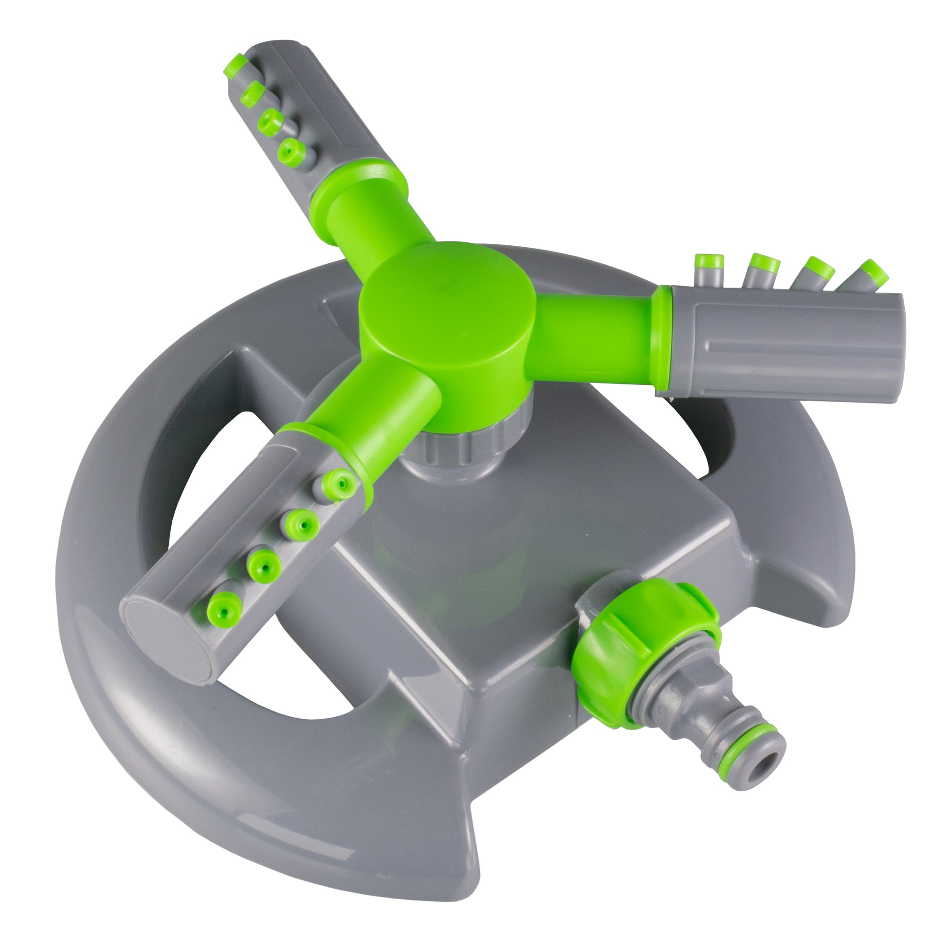 Cost Wise 3-Arm Adjustable Rotating Lawn Sprinkler Green Grey - Best4Trade-Retail Garden watering