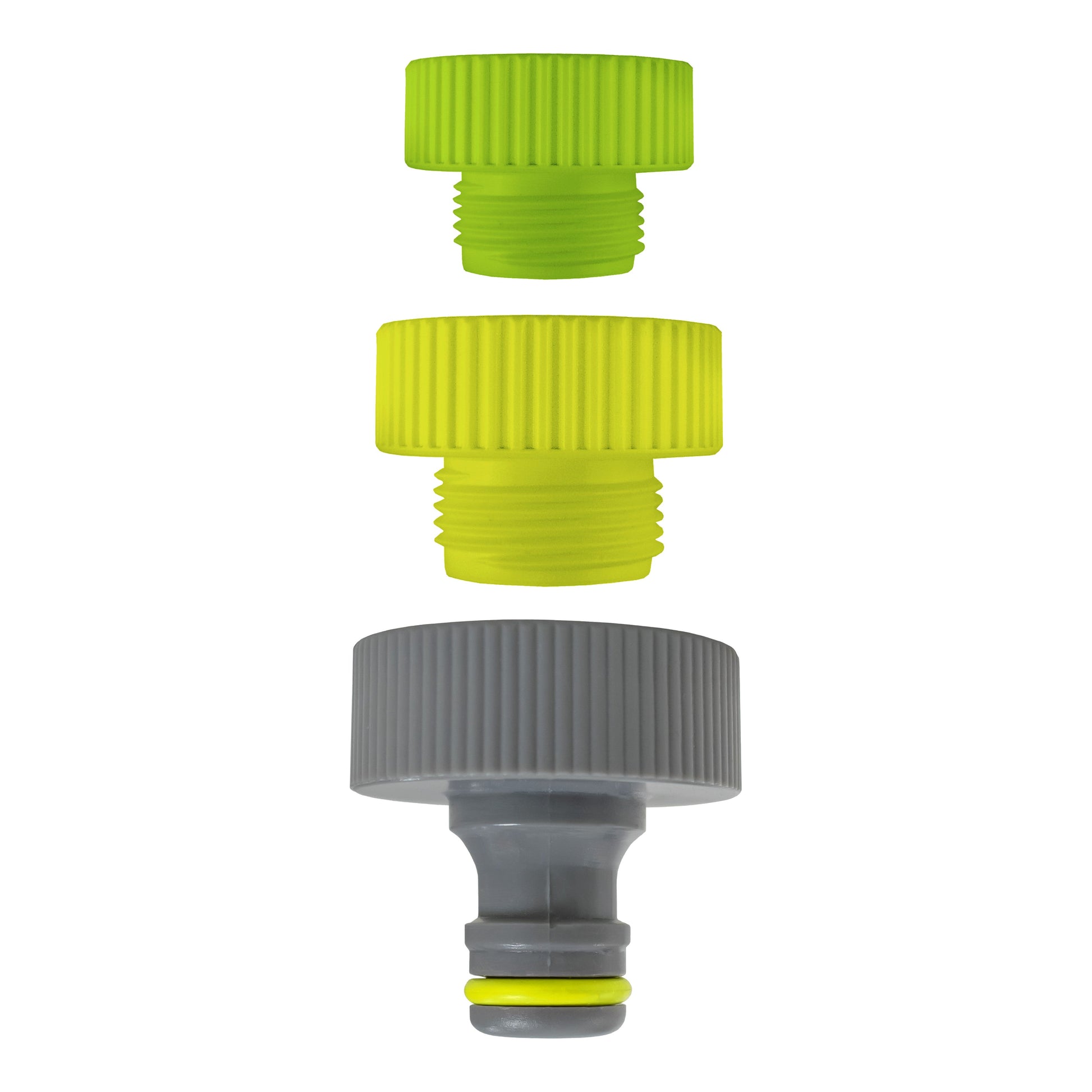 Female Tap Connector 1” – ¾” – ½” BSPF Lime - Best4Trade-Retail Garden watering