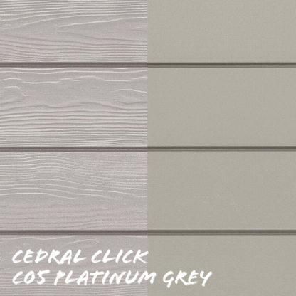 Cedral Click Smooth Cladding Panel 186mm x 12mm x 3.6m - All Colours