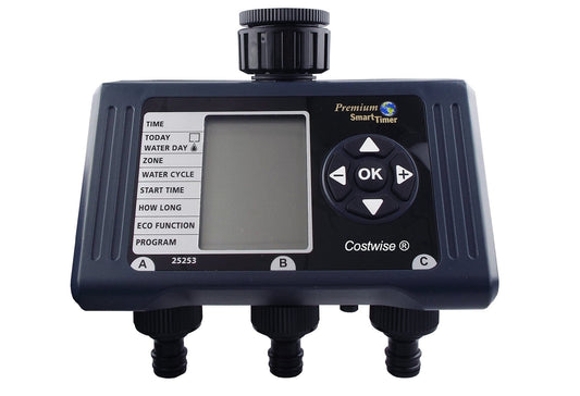 Cost Wise 3-Way Outlet Water Timer - Best4Trade-Retail Garden watering