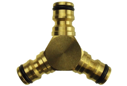 3 Way Male Snap-On Connector Brass - Best4Trade-Retail Garden watering