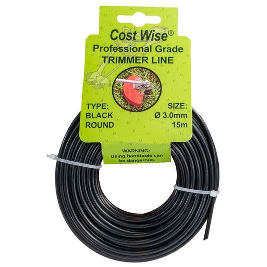 Strimmer Line Black Round 3mm x 15m - Best4Trade-Retail Garden tools & Accesories