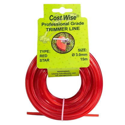 Strimmer Line Red Star 3mm x 15m - Best4Trade-Retail Garden tools & Accesories