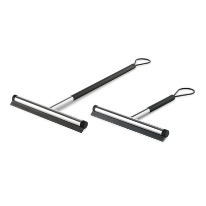 Zack Jaz Polished Stainless Steel Short Handle Squeegee 40082