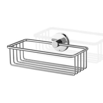 Zack Scala Shower Basket — Mirror Polished Stainless Steel