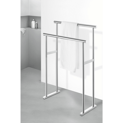 Zack Scala Polished Stainless Steel Towel Stand 40087