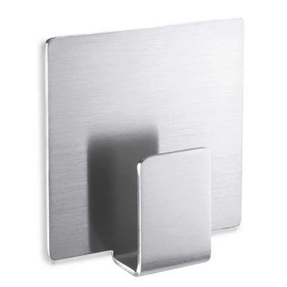 Zack Appeso Self-Adhesive Towel Hook — Brushed Stainless Steel