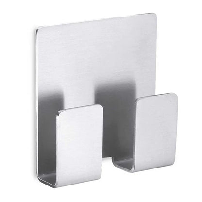 Zack Appeso Self-Adhesive Towel Hook — Brushed Stainless Steel