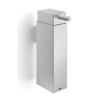 Zack Linea Brushed Stainless Steel Wall Soap Dispenser - Premium Quality Bathroom Accessory