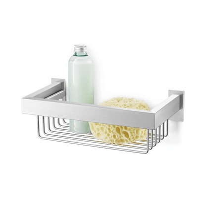 Zack Linea Shower Basket — Brushed Stainless Steel