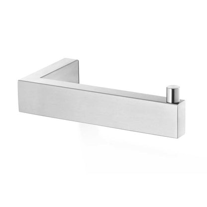 Zack Linea Toilet Roll Holder — Brushed Stainless Steel