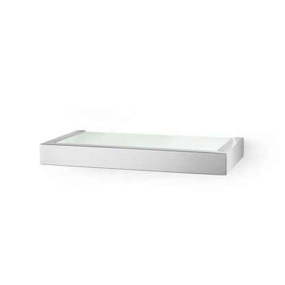 Zack Linea Brushed Stainless Steel Bathroom Shelf 26.5cm - Premium German Design