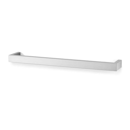 Zack Linea Brushed Stainless Steel Wall-Mounted Towel Rail