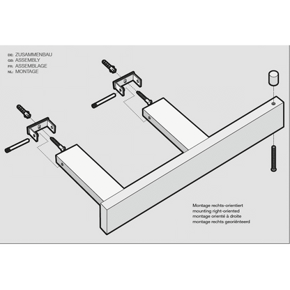 Zack Linea Polished Stainless Steel Toilet Roll Holder with Shelf 40407
