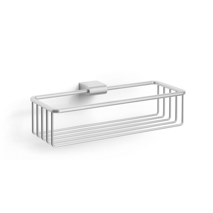 Zack Atore Brushed Wall Shower Basket, Small, 40425