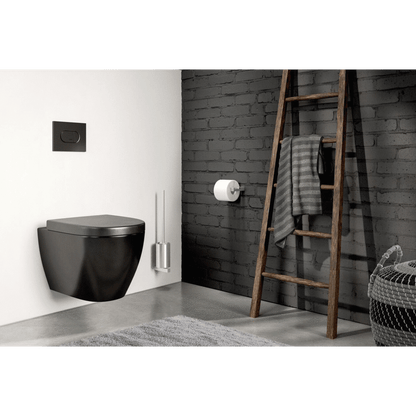Zack Carvo Toilet Roll Holder — Brushed Stainless Steel