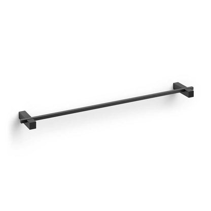 Zack Carvo Powder Coated Black Stainless Steel 66 cm Towel Rail 40502