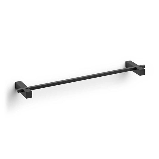 Zack Carvo Powder Coated Black Stainless Steel 51 cm Towel Rail 40505