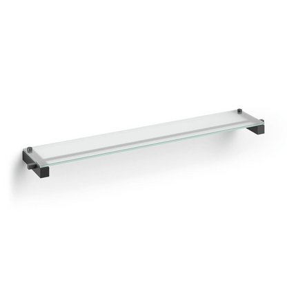 Zack Carvo Powder Coated Black Stainless Steel Bathroom Shelf 40506