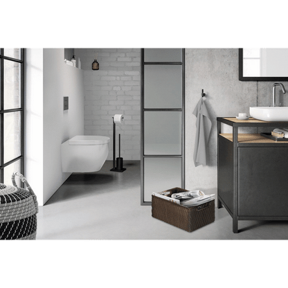 Zack Carvo Powder Coated Black Stainless Steel Toilet Butler 40508