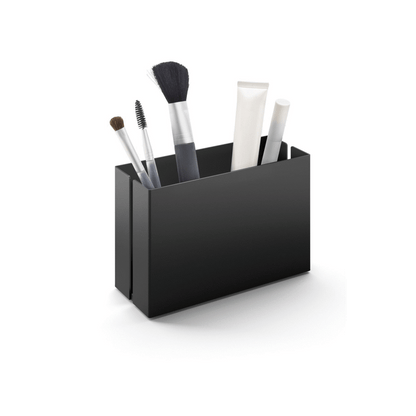 Zack Potes 15 cm Black Stainless Steel Makeup Utensil Box 40535