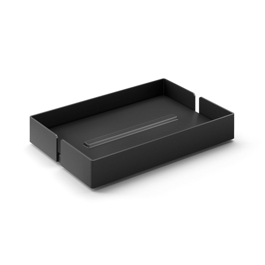 Zack Potes Black Stainless Steel Soap Dish