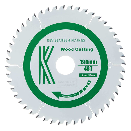 Circular Saw Blades 190mm x 30/20mm x 2.4mm 48 Tooth ATB - 4203
