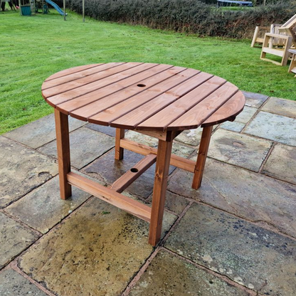 Churnet Valley 4 Seat Round Table - 113cm Diameter - Churnet Valley
