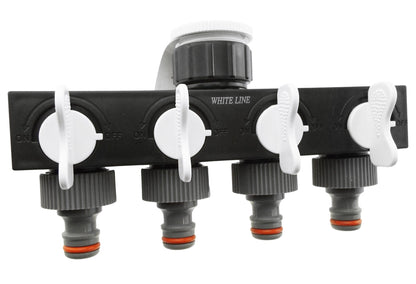 4-Way Splitter with Valves WL - Best4Trade-Retail Garden watering