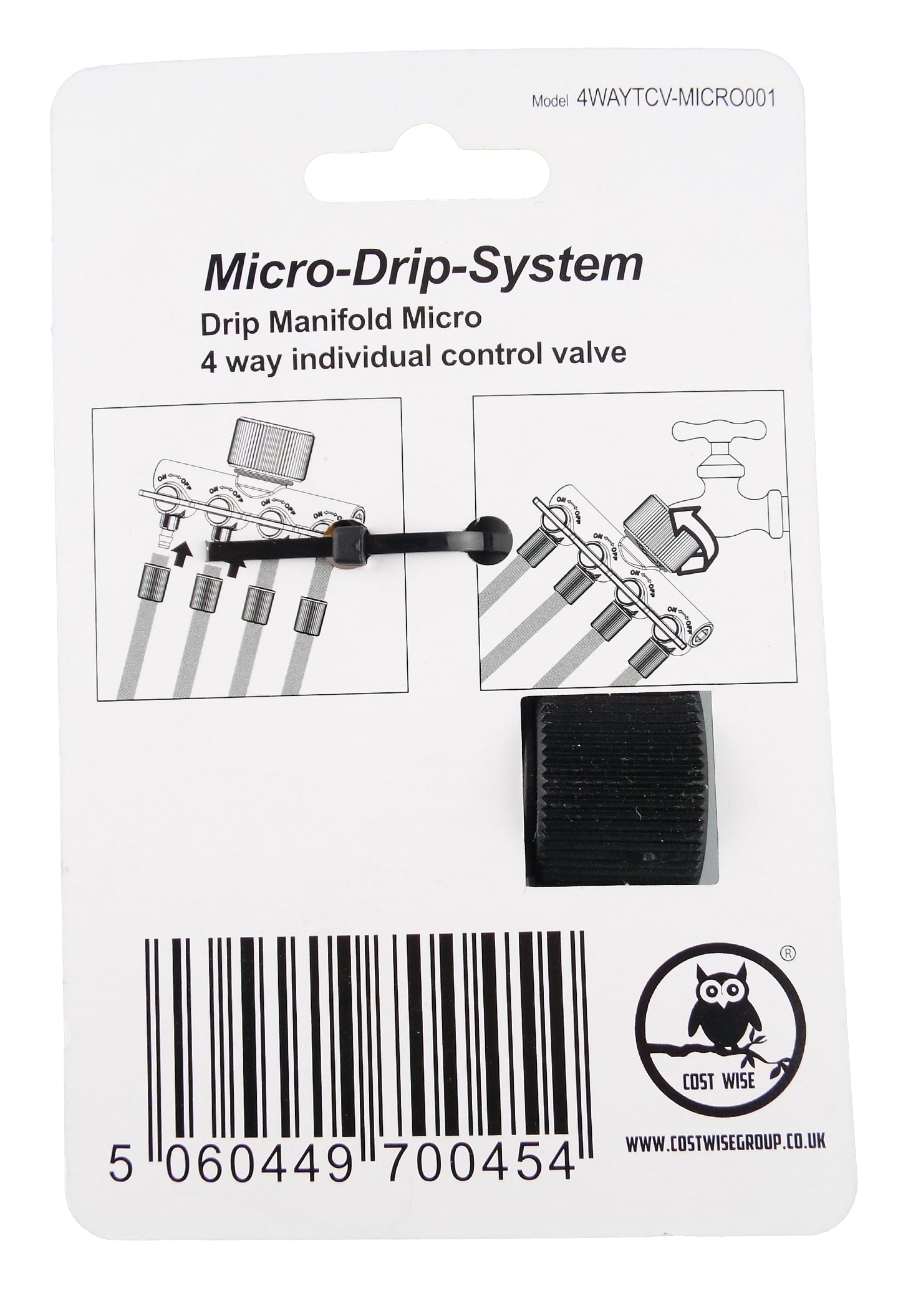 4-Way Manifold for Micro Irrigation Tube - Best4Trade-Retail Garden watering