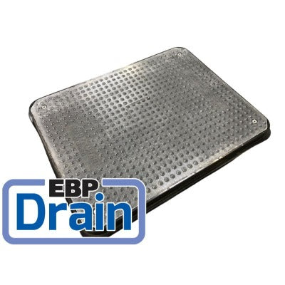 B125 Loading Single Seal Solid Top Manhole Cover - 600mm x 450mm - EBP Building Products Drainage