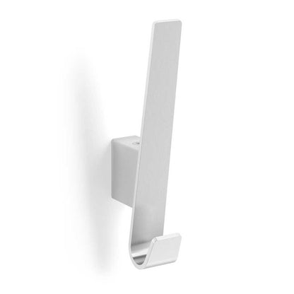 Zack Akes Brushed Stainless Steel Wall Hook with Concealed Mounting