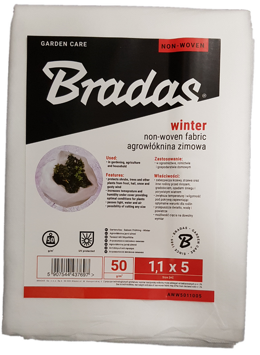 50g Non-Woven Frost Protect Fleece 1.1m x 5m - Best4Trade-Retail Garden tools & Accesories
