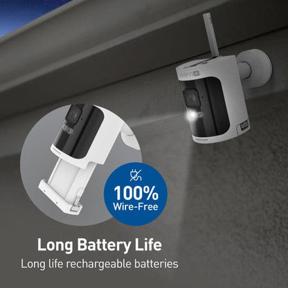Swann AllSecure 4K Wireless Security Kit with Wire-Free Cameras & NVR Tower