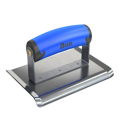 Bon Tool Curved End Concrete Edger - Comfort Wave Handle - RHINOBUILD Bricklaying Tools