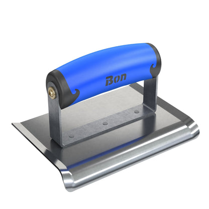 Bon Tool Curved End Concrete Edger - Comfort Wave Handle - RHINOBUILD Bricklaying Tools
