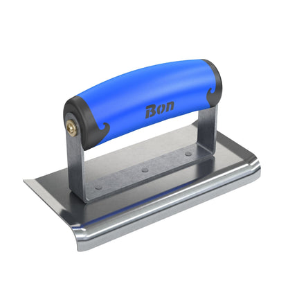 Bon Tool Curved End Concrete Edger - Comfort Wave Handle - RHINOBUILD Bricklaying Tools