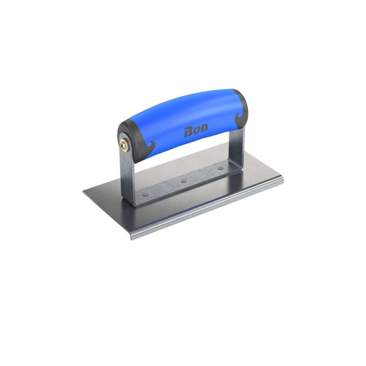 Bon Tool Stainless Steel Pavement Edger - 6" x 3" - Comfort Wave Handle - RHINOBUILD Bricklaying Tools